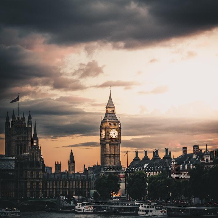 City skyline in Lisbon, Portugal